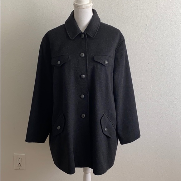 Saks Fifth Avenue Wool-cashmere blend jacket - Picture 2 of 7